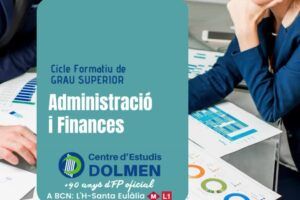 admin i finances DOlmen cicle formatiu de grau superior d’Administració i Finances Dolmen